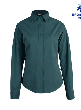 KROSSTORM穿越风暴户外速干速干衬衫 女夏透气运动休闲衫205014