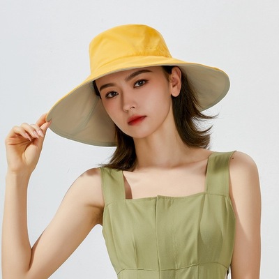 花色速干宽檐防紫外线百搭遮阳帽