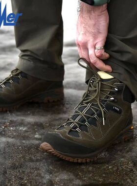 LOMER/乐蓦进口户外野外意大利徒步鞋登山鞋中帮防滑舒适耐磨防水