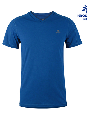 KROSSTORM穿越风暴户外男弹力透气运动休闲衫 吸湿快干T恤110043