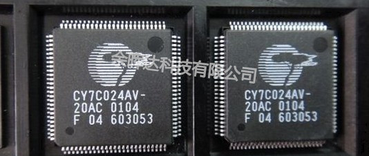 100%全新正品CY7C024AV-20AC CY7C024AV-20AI静态随机存取存储器