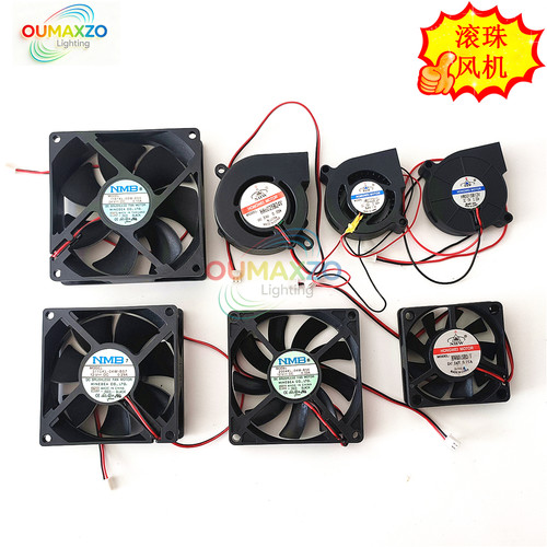 滚珠建准350W光束灯泡散热风扇230W295W8x8鼓风机6x6涡轮蜗牛风机