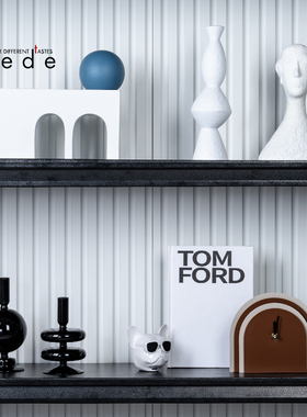 舍得艺品树脂极简书房客厅摆件