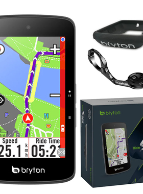百锐腾bryton旗舰3.4寸彩屏GPS自行车公路车骑行码表触控地图导航