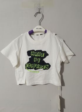 80-100码彩家女童短袖体恤夏季儿童短袖体恤女童上衣短袖T恤