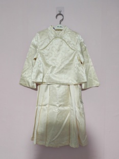 120-130码洛小米童装女童汉服套装国风两件套加绒秋冬默认微瑕疵