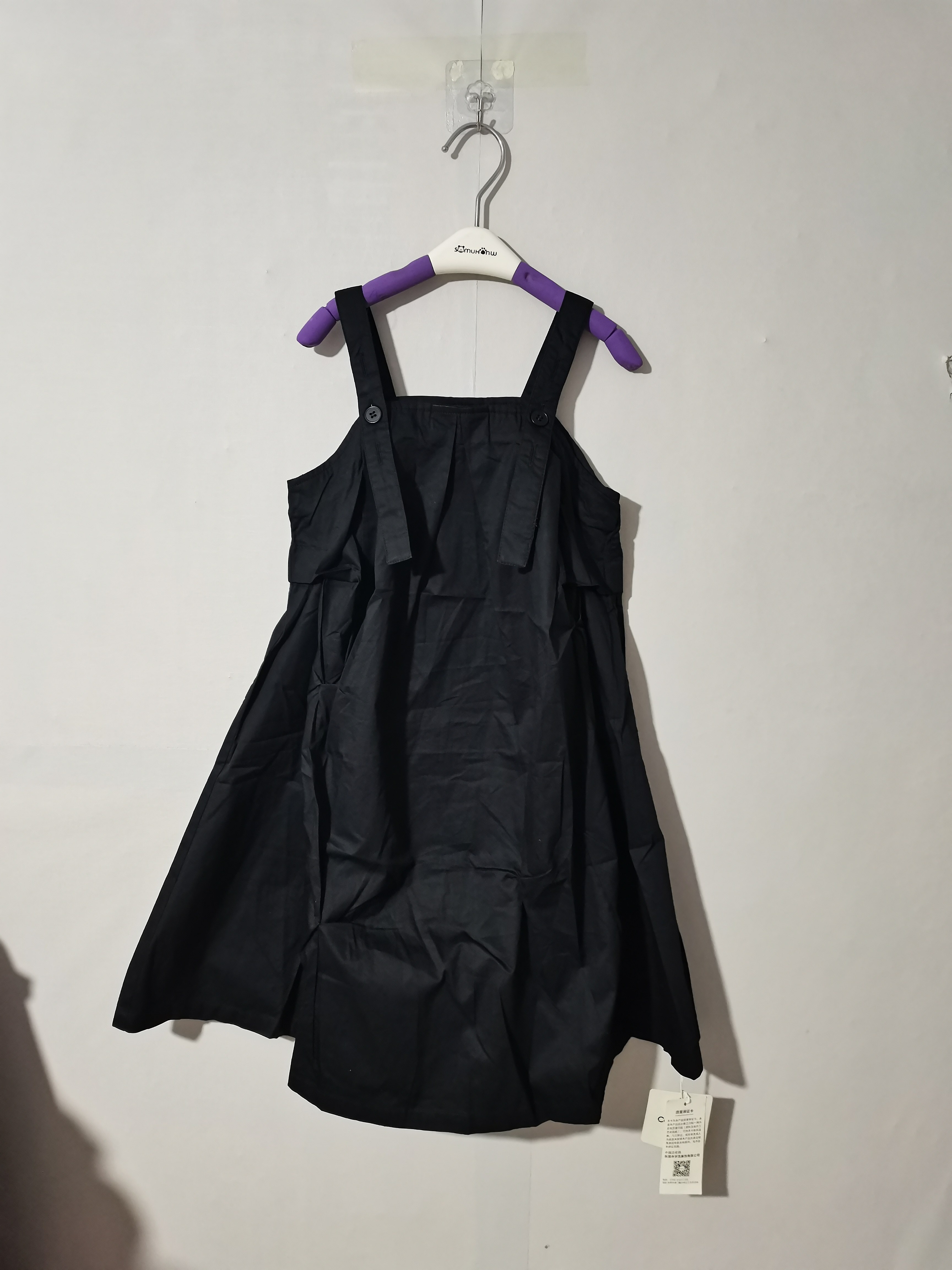 120-160码彩家童装女童春夏背带裙吊带裙连衣裙纯棉布薄棉布女童
