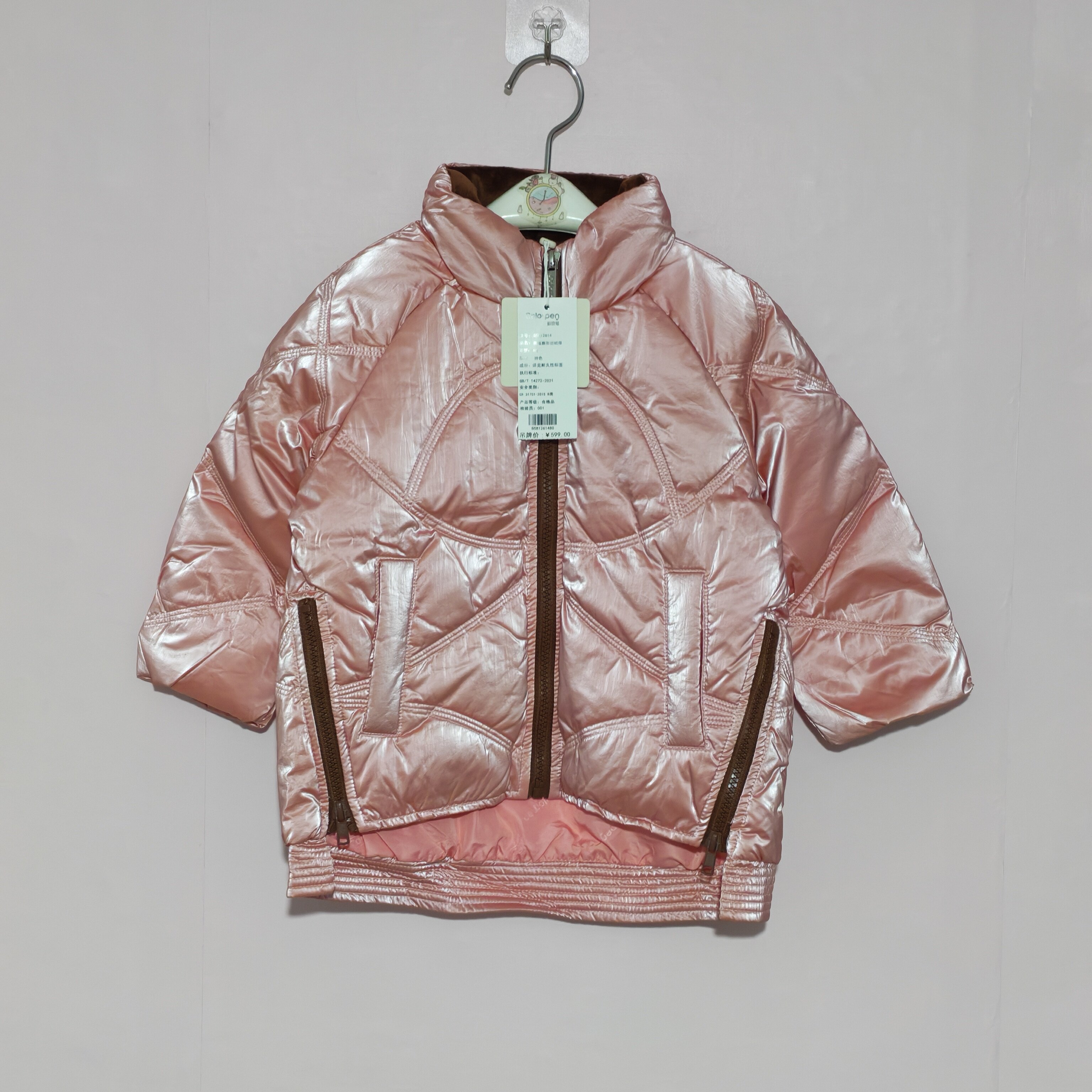 80-100码彩家女童羽绒服冬春儿童羽绒服清仓品牌童装稍偏薄