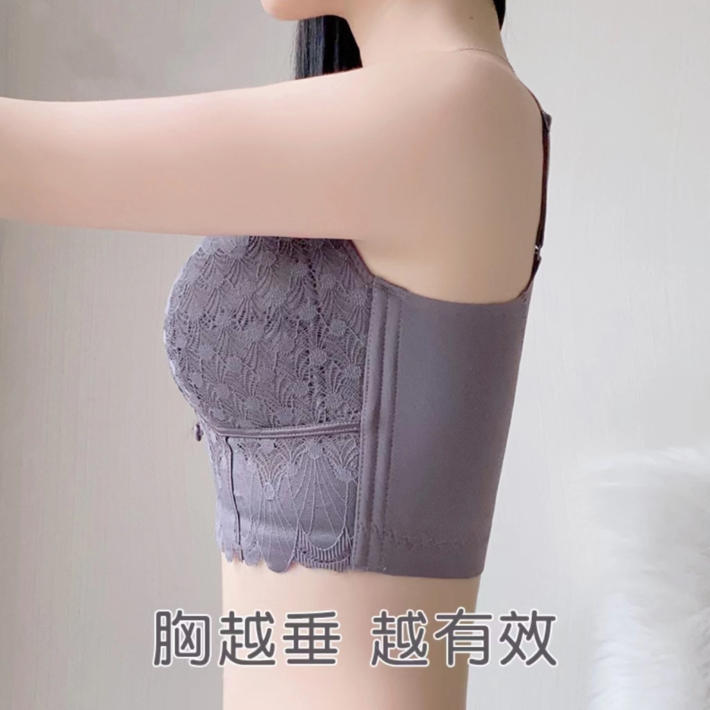 内衣女士大胸显小胸聚拢大码无钢圈调整型收副乳矫正防下垂文胸罩