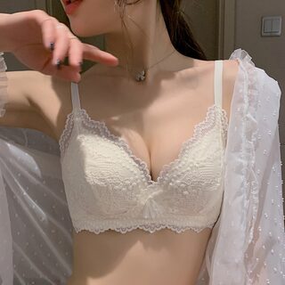 正品桃花季官方旗舰店内衣女薄款小胸聚拢收副乳防下垂夏季无钢圈