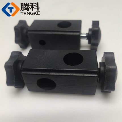 实验室十字夹铁架台固定夹方台配件16mm孔径紧固件8mm10mm夹子