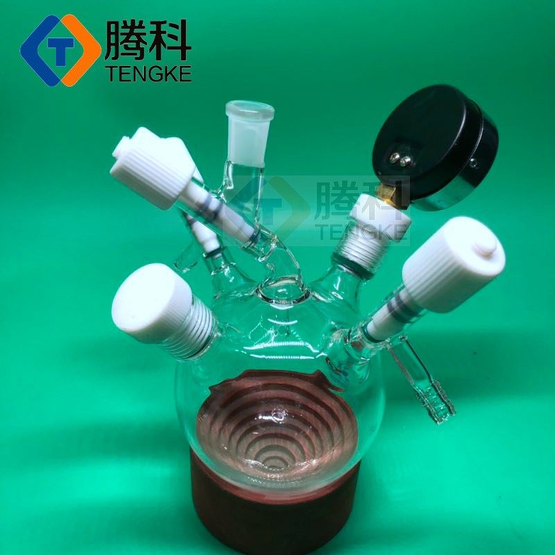 定制耐压烧瓶圆底玻璃烧瓶耐压瓶真空抽气密封加压瓶250ml500ml1L