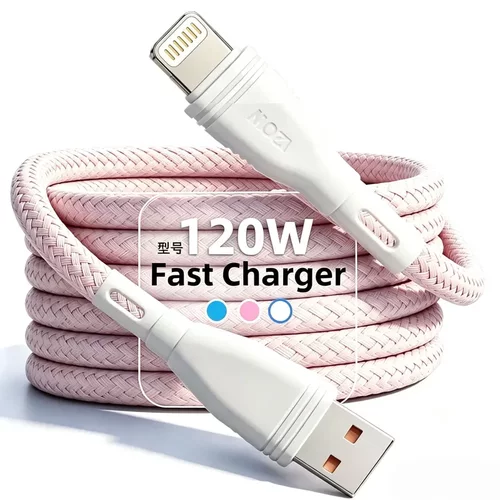 加长彩色编织数据线适用苹果iPhone678P平板iPadPD13/14xs闪充线