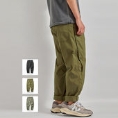 男薄款 弹力春夏季 宽松裤 山系冰丝速干裤 子ins潮流排扣休闲锥形裤