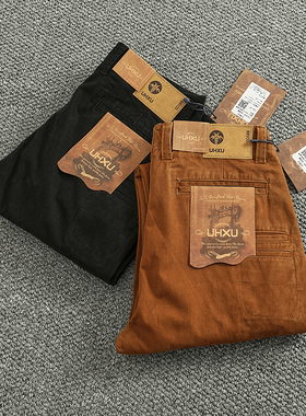 美式复古潮流工装休闲裤男新款宽松直筒长裤纯色简约百搭锥形裤子