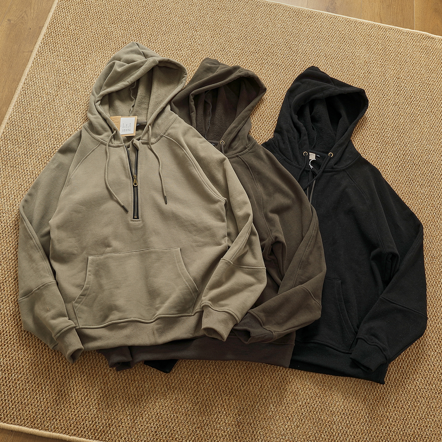 460g高克重重磅毛圈加绒连帽卫衣