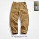 经典 伐木工装 裤 美式 男阿美咔叽贴布拼接全棉梭织休闲直筒锥形长裤