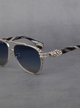 飞行员重工纯钛剋罗心太阳镜大脸