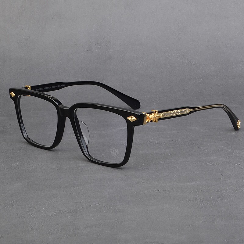 韩版青年百搭眼镜框男潮流大脸时尚复古板材显瘦眼镜架女可配近视