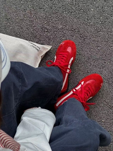 成功鸟德训鞋女2026新款夏季潮流复古百搭轻便炸街平底舒适阿甘鞋