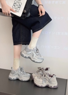 成功鸟2026春季新款厚底增高老爹鞋女潮鞋子百搭休闲鞋女鞋运动鞋