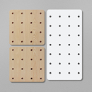 洞洞板实木收纳玄关墙壁置物挂板挂架层板门厅木质洞洞板置物定制