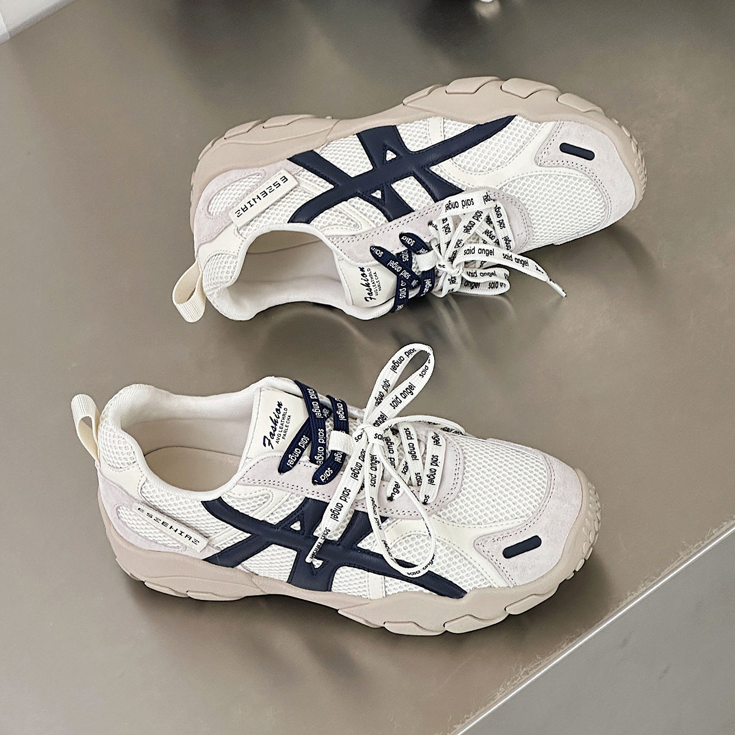 阿甘德训鞋透气双鞋带时尚潮鞋