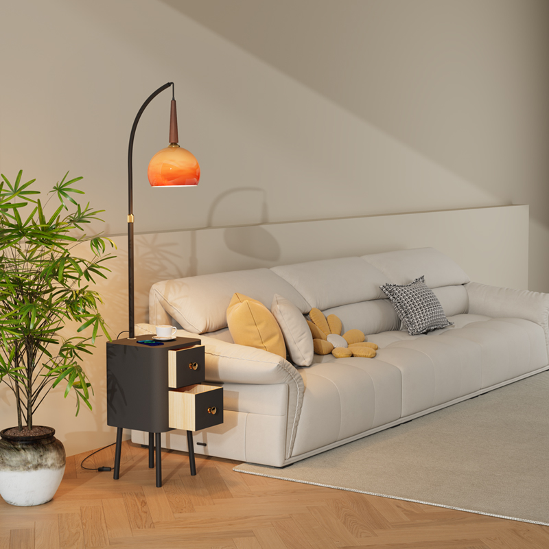 拾光记忆中古风落地灯