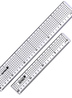 台湾JY20CM 30cm切割尺防割尺定规尺拼布尺2in1YJ-30尺子
