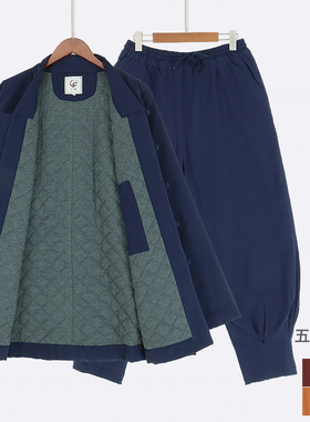 冬季僧服免绑腿短褂厚棉麻加棉小褂男女出家僧人保暖棉袄和尚棉衣