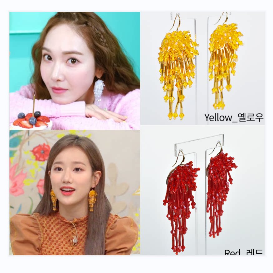 李娜恩郑秀妍同款耳环韩版