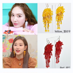 郑秀妍同款 直邮 李娜恩 正品 韩国代购 耳饰 组合April 百搭耳环