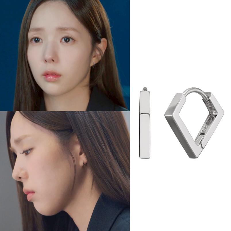韩国代购 haesool正品 韩剧现在拨打的电话 蔡秀彬同款耳环 耳钉