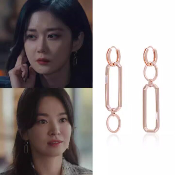 韩剧风大发不动产张娜拉同款耳环