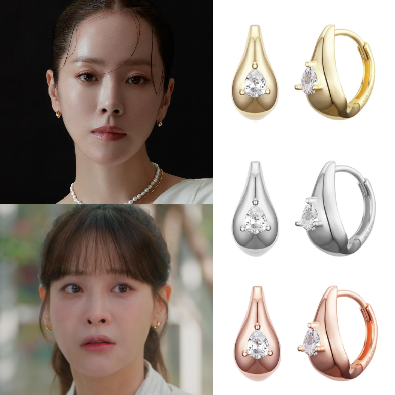 直邮~韩志旼 吴涟序 韩智敏同款 haesool 镶钻耳环 正品韩国代购