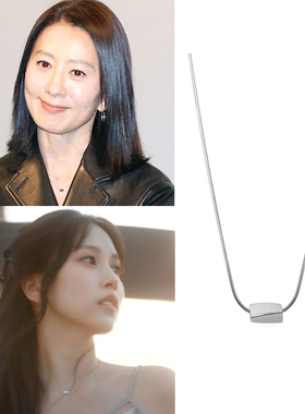 直邮~韩国代购haesool正品 TWICE 名井南 金喜爱同款925银项链