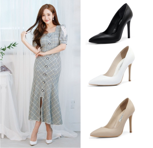 Rachel Cox正品 朴敏英 赵宝儿 金喜善同款尖头细跟单鞋 韩国代购