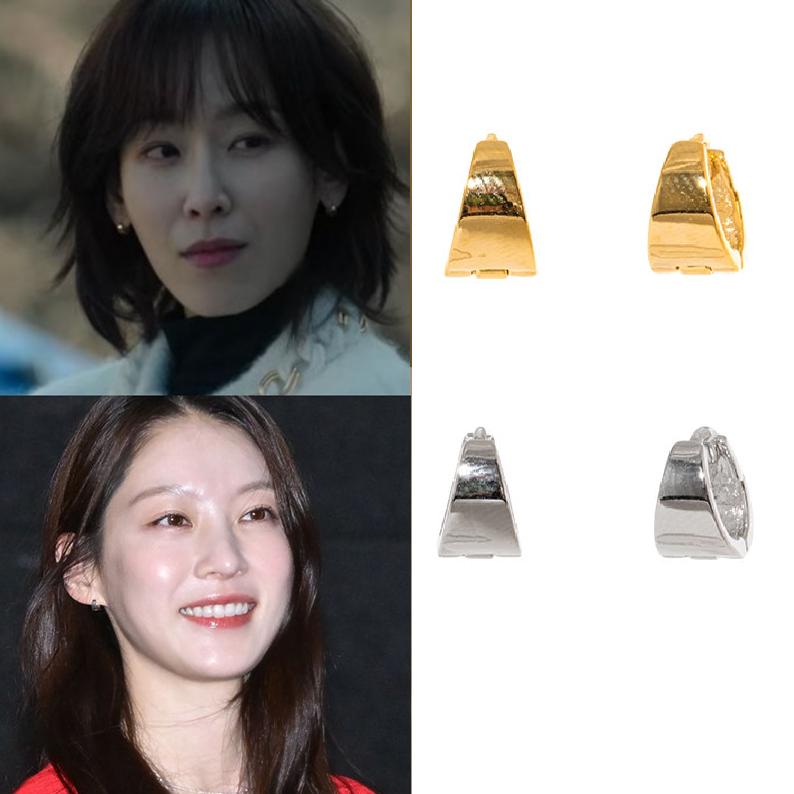韩国代购Primaute正品 韩剧一箱情缘 徐玄振 孔升妍同款耳环 耳饰
