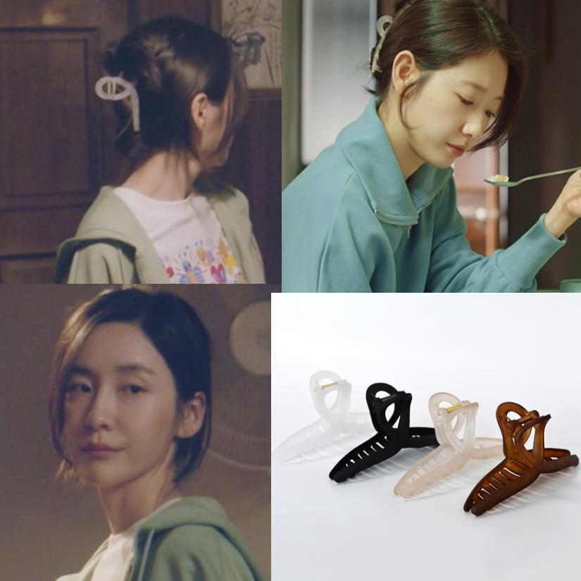 直邮~韩国正品代购 韩剧低谷医生 朴信惠 朴智贤同款抓夹 发夹女