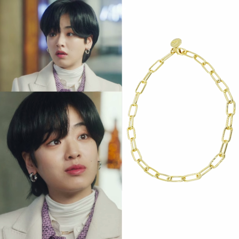 李珠英同款链条项链韩剧