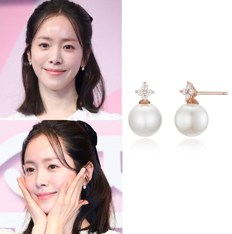韩国代购HAESOO.L正品韩剧未婚男女的效率恋爱韩志旼同款珍珠耳环