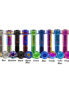 RISONTITANIUM Gr5/TC4 高强度 钛合金CNC花头螺丝 M10 摩托改装