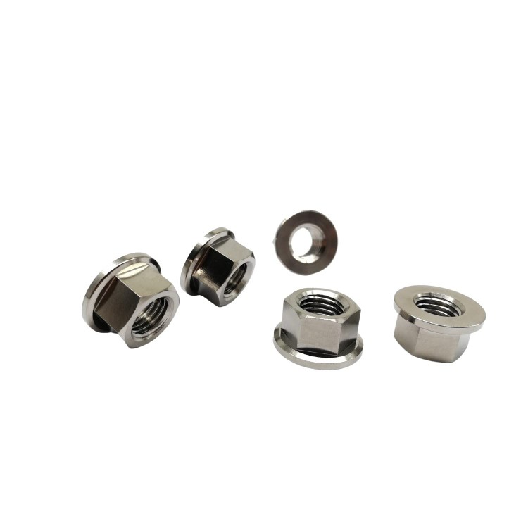 钛合金M8六角法兰螺母1.25螺纹