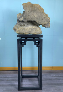 卖家装饰可旋转石雕艺术品展架室内客厅多层铁艺电镀烤漆花架搁架