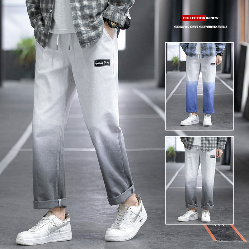 Men's trend of 21 spring legged sports pants
