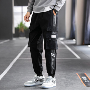 2025秋冬季主推款宽松大码九分裤工装裤潮牌男裤  K19-P35图片