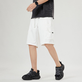 夏季时尚潮牌拼接五分裤运动短裤男休闲沙滩裤男K2215-P30，男装牛仔裤，星座209-1