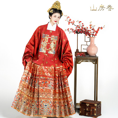 新娘敬酒服婚服龙凤明制汉服