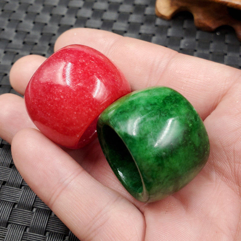 新款干青戒指加宽鸡血红戒指墨绿色玉石戒指饰品戒指玉石指环,珠宝/钻石/翡翠,手饰,淘宝优惠券,粉丝福利购,淘宝优惠卷