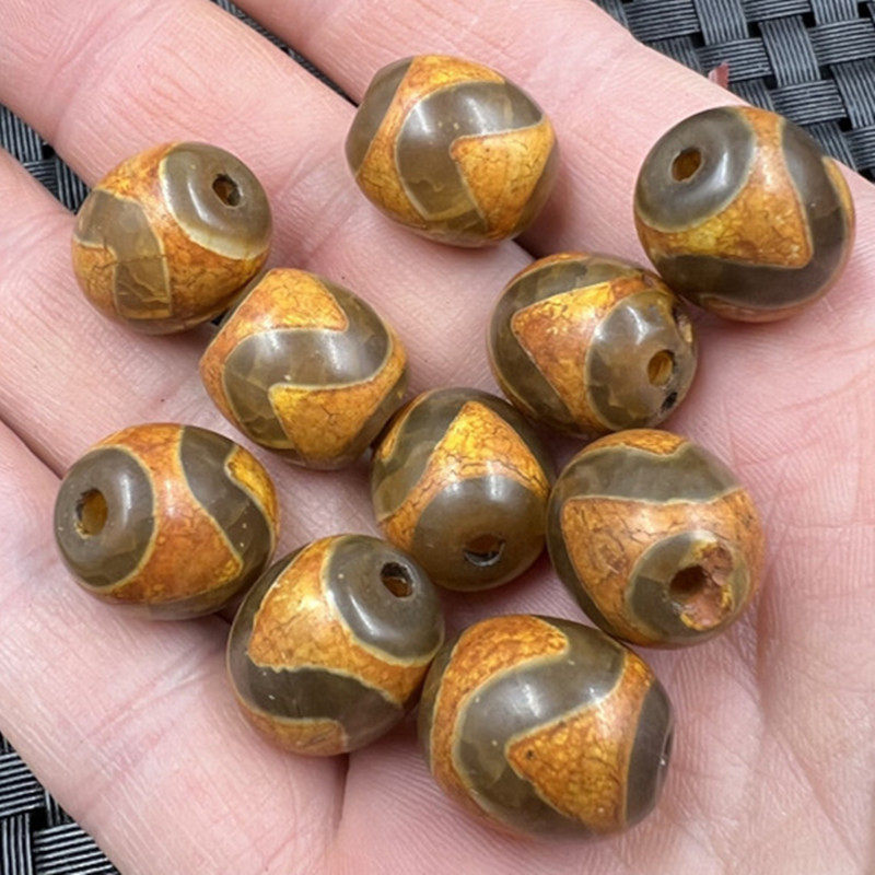 黄色虎牙天珠玉石散珠土黄色珠子diy手链项链饰品手工珠子,饰品/流行首饰/时尚饰品新,其他DIY饰品配件,淘宝优惠券,粉丝福利购,淘宝优惠卷